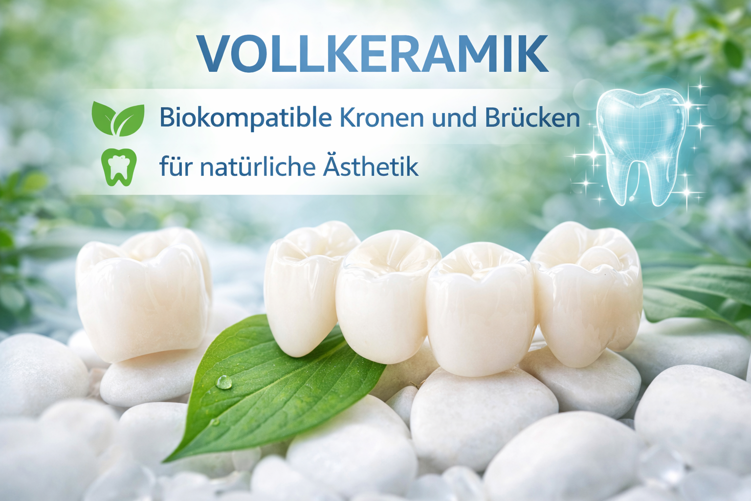 Vollkeramik Zahnersatz Castrop-Rauxel - Biokompatible Kronen und Brücken